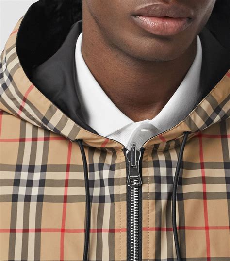 burberry reversible jacket mens|burberry vintage check jacket.